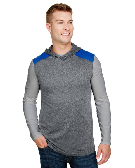 Front view of Men's Tourney-Layering Sleeveless Hoodie