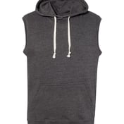Front view of Triblend Sleeveless Hooded Sweatshirt