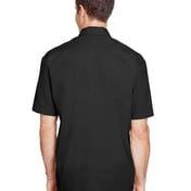 Back view of FLEX Short-Sleeve Twill Work Shirt