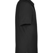 Side view of Tall Fusion ChromaSoft™ Pique Polo
