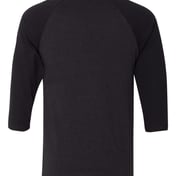 Back view of Three-Quarter Sleeve Baseball Tee