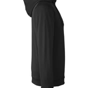 Side view of Vandyke Quarter-Zip Pullover Hooded Sweatshirt