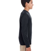 Side view of Youth Cool & Dry Performance Long-Sleeve Top