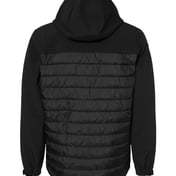 Back view of Pinnacle Soft Shell Puffer Jacket