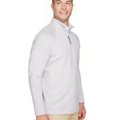 Side view of CrownLux Performance® Clubhouse Micro-Stripe Quarter-Zip Pullover
