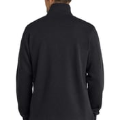 Back view of Slub Fleece 1/4-Zip Pullover