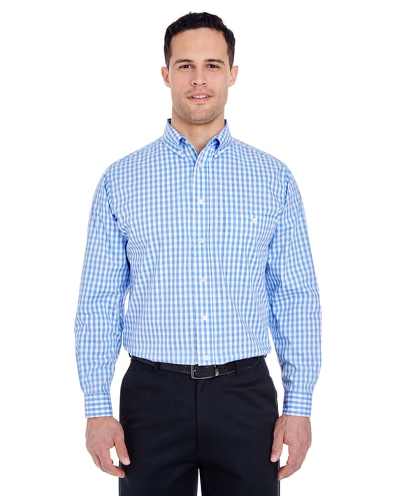 Front view of Men’s Medium-Check Woven