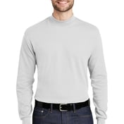Front view of Interlock Knit Mock Turtleneck
