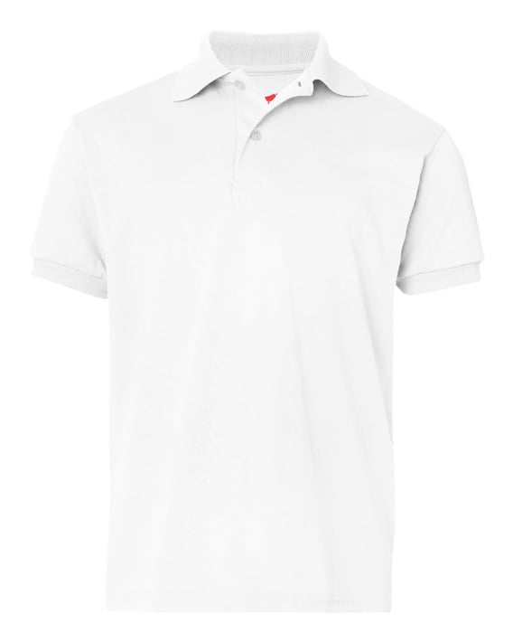 Front view of Youth Ecosmart® Jersey Polo