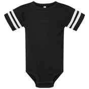 Front view of Infant Football Fine Jersey Bodysuit