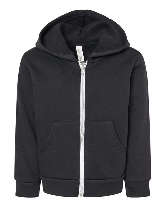 Front view of Toddler Sponge Fleece Full-Zip Hoodie