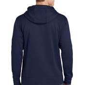 Back view of Sport-Wick&reg; Fleece Full-Zip Hooded Jacket