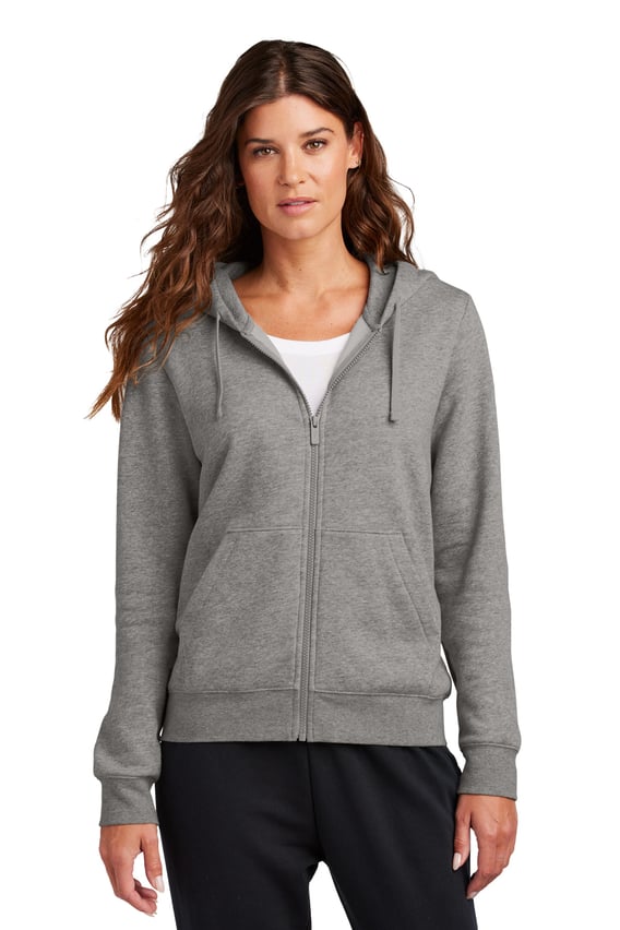 Front view of Women’s Club Fleece Sleeve Swoosh Full-Zip Hoodie