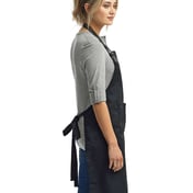 Side view of Espresso Bib Apron With Pockets