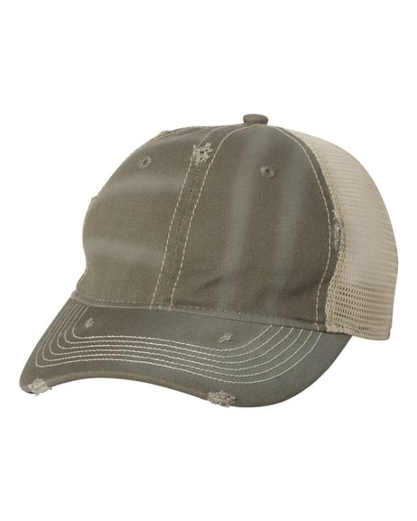 Front view of Bounty Dirty-Washed Mesh-Back Cap
