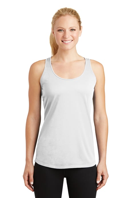 Front view of Ladies PosiCharge® Competitor Racerback Tank