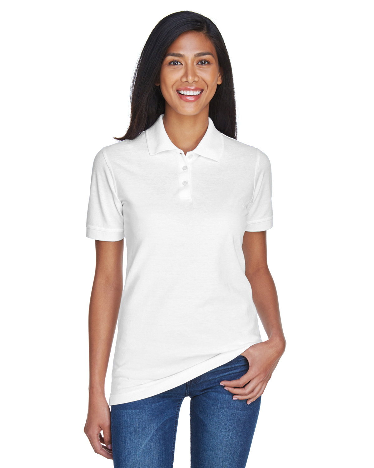 Front view of Ladies’ Classic Piqué Polo