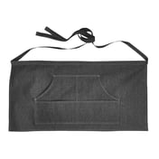 Front view of Four-Pocket Jeans Stitch Denim Waist Apron
