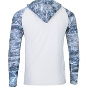 Back view of Biloxi Performance Colorblocked Hoodie