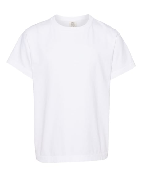 Front view of Garment-Dyed Youth Heavyweight T-Shirt