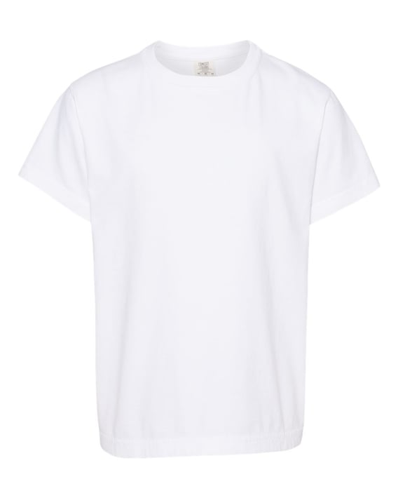 Front view of Garment-Dyed Youth Heavyweight T-Shirt