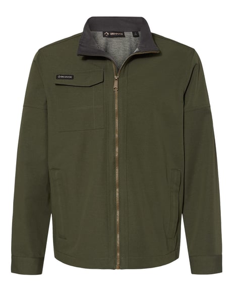 Front view of Ace Woven Stretch Soft Shell Jacket