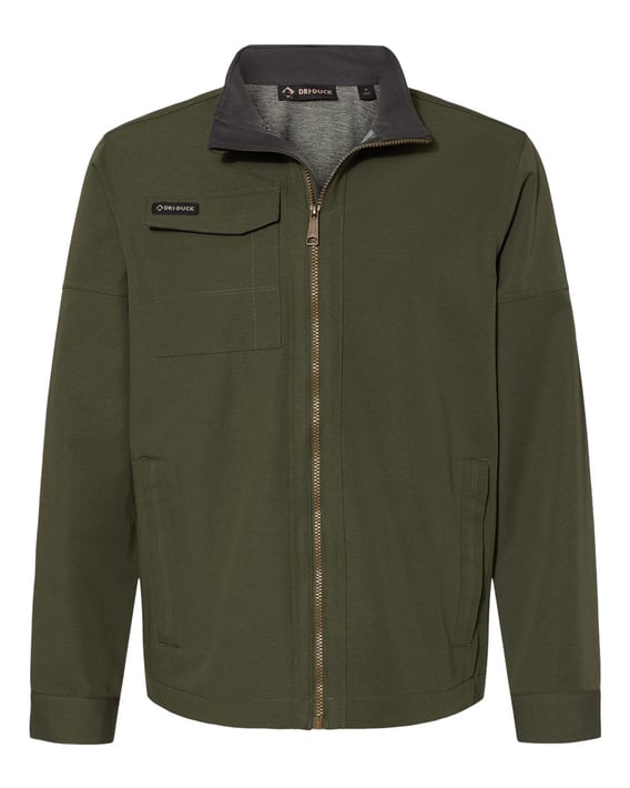 Front view of Ace Woven Stretch Soft Shell Jacket