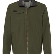 Front view of Ace Woven Stretch Soft Shell Jacket