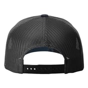 Back view of Five-Panel Printed Trucker Cap