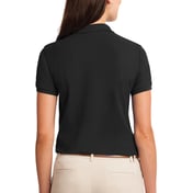Back view of Ladies Silk Touch Polo