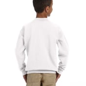 Back view of Youth Heavy Blend™ 8 Oz., 50/50 Fleece Crew