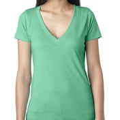 Front view of Ladies’ Triblend Deep V