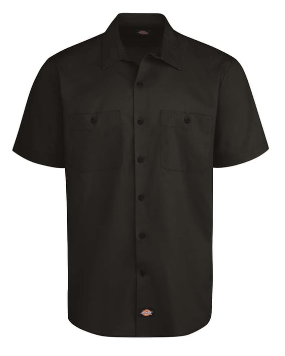 Front view of Industrial Worktech Ventilated Short Sleeve Work Shirt – Tall Sizes