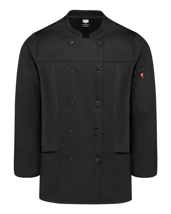 Front view of Women’s Deluxe Airflow Chef Coat