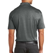 Back view of Trace Heather Polo