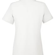Back view of Ladies’ Fusion ChromaSoft Pique Polo