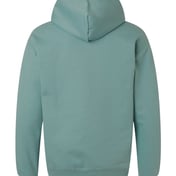 Back view of Softstyle® Midweight Hooded Sweatshirt