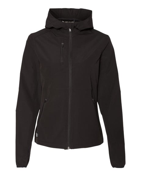 Front view of Women's Ascent Soft Shell Hooded Jacket