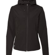 Front view of Women’s Ascent Soft Shell Hooded Jacket