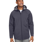 Front view of Men’s City Hybrid Soft Shell Hooded Jacket