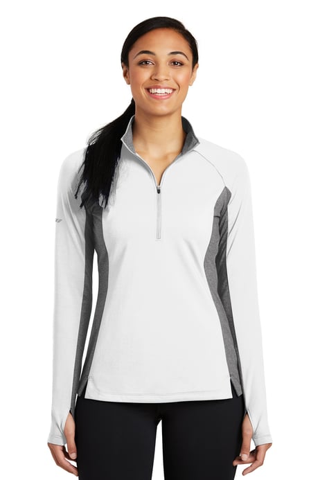 Front view of Women's Sport-Wick&reg; Stretch Contrast 1/4-Zip Pullover