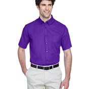 Front view of Men’s Optimum Short-Sleeve Twill Shirt