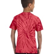 Back view of Youth 5.4 Oz. 100% Cotton Spider T-Shirt