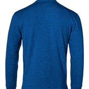 Back view of FitFlex French Terry Quarter-Zip Sweatshirt