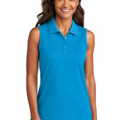 Front view of Women’s Dry Zone&reg; UV Micro-Mesh Sleeveless Polo