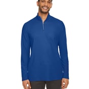 Front view of Men’s Fusion ChromaSoft Pique Quarter-Zip