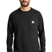 Front view of Force ® Cotton Delmont Long Sleeve T-Shirt