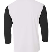 Back view of Men’s 3/4 Sleeve Utility Shirt