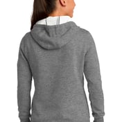 Back view of Ladies Pullover Hooded Sweatshirt