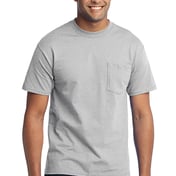 Front view of Tall Core Blend Pocket Tee